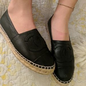 ☀️SALE☀️ Chanel All Black Espadrilles